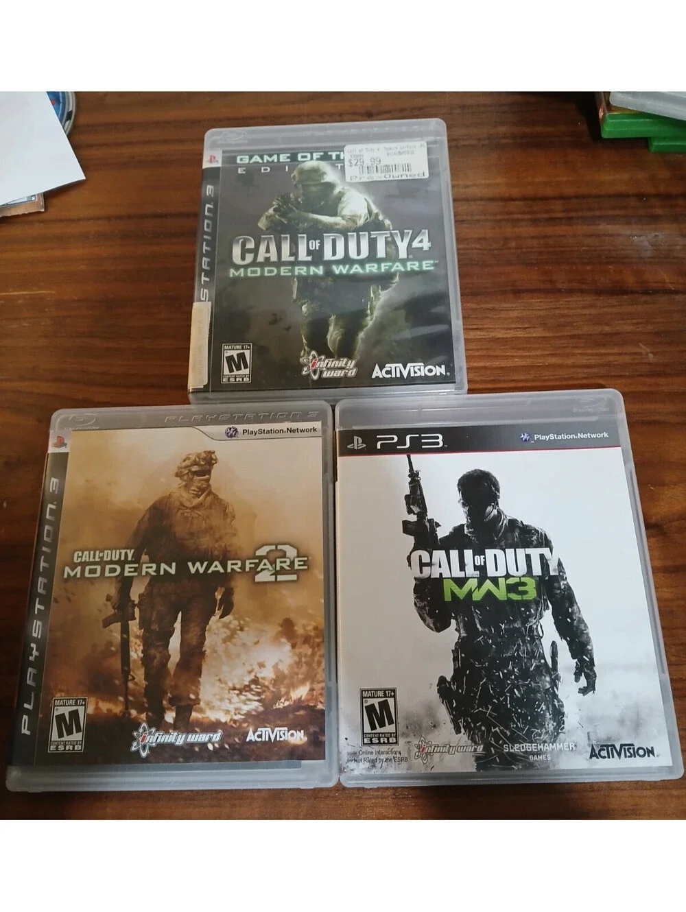 Call Of Duty Modern Warfare 1, 2 & 3 (PlayStation 3) Bundle